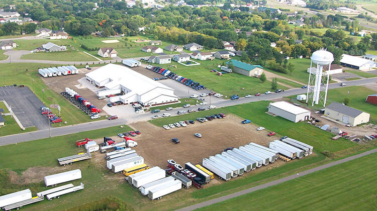 Ramler Trucking Inc. Aerial Photograph Ramler Trucking Inc. Property